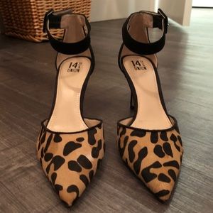Cheetah print heels